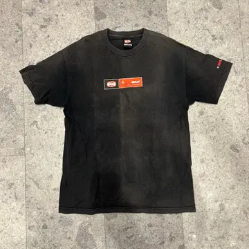 (90s 오니 페이드) SPLIT 블랙 T셔츠