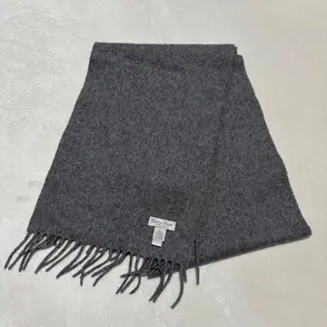 y120815 Cesare Gatti 캐시미어 머플러 고급 무지 그레이