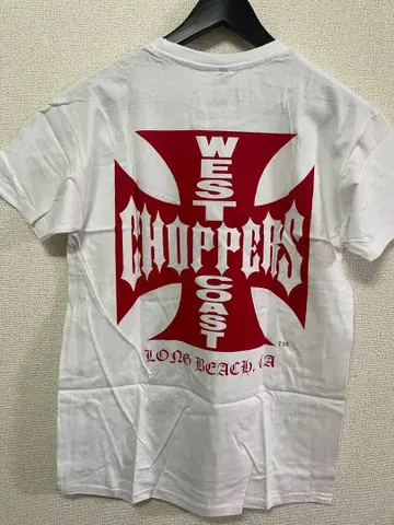 CHOPPERS T셔츠 M 화이트/레드 미사용 새상품