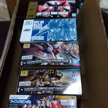 HG 건담 프라모델 키트 세트