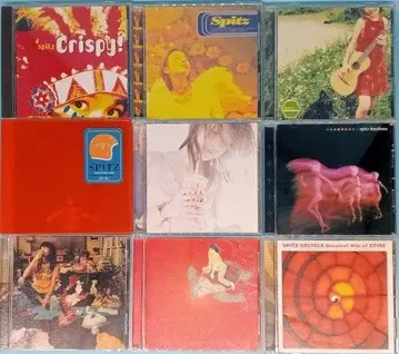 스피츠 CD 앨범 9장 세트 묶음 판매 쿠사노 마사무네