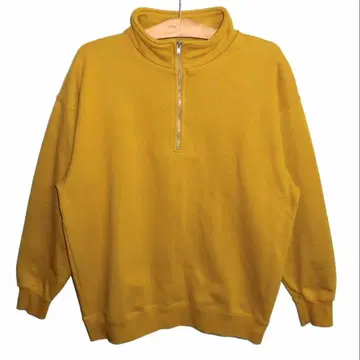 컨디션 최상 프릭스스토어 25ss 헤비 웨이트 하프 지퍼 맨투맨