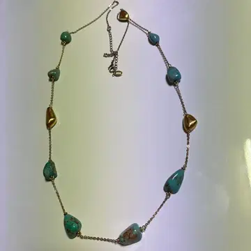 반돔 부티크 터콰이즈 골드 목걸이