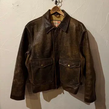 CENSURED 레더 필드 재킷