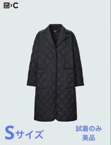 유니클로 퍼프 테크 오버 사이즈 코트 S