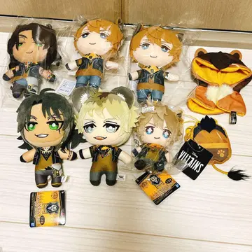 트위스테 빌런즈 레오나 라기 8세트 봉제 인형 마스코트