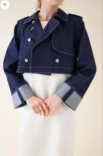 Acka. 데님 숏 자켓