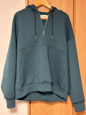CULLNI 24AW 하프 지퍼 후드티 사이즈 2