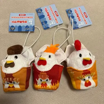 카라아게쿤 미니 봉제 인형 마스코트 3개 세트