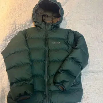 mont-bell Kid's 160 다운 자켓 다크 그린