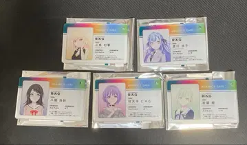 뱅드림 Ave Mujica RiNG 회원증풍 아크릴 키링 5종 세트