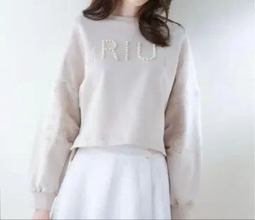 Riu(리우) 펄 로고 트레이닝복 베이지