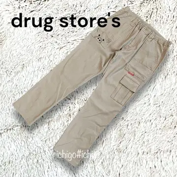 드럭스토어의 스트레치 카고 팬츠 베이지 1027F