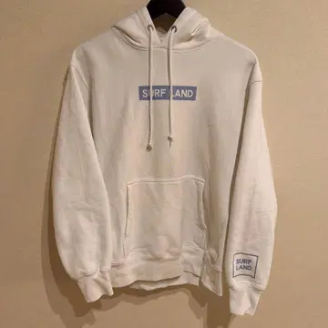 SURF LAND 서프랜드 후드티 서핑 화이트