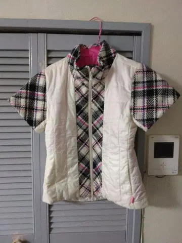 고품질 VIVA HEART 비바하트 트위드 셋업 골프웨어 흰색 화이트