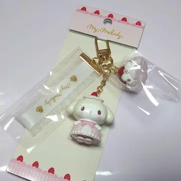 딸기 휘핑 시리즈 마이멜로디 스트랩 키링
