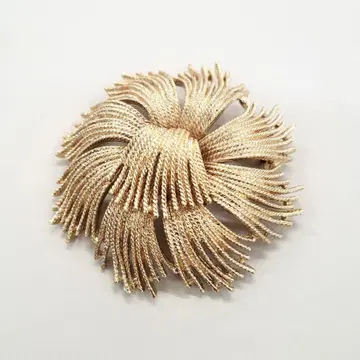 MONET 빈티지 라지 핀 브로치 골드