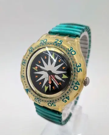 Swatch 스와치 SCUBA200 MINT DROPS SDK108