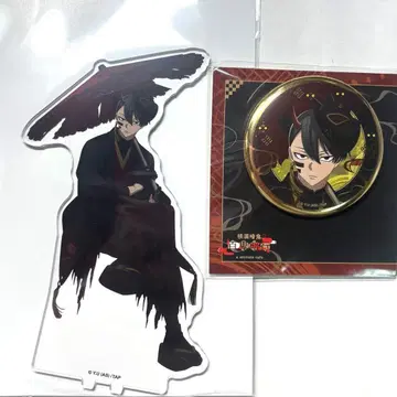 도원암귀 애니메이트 카페 무타노 무진 아크릴 스탠드 & 캔뱃지