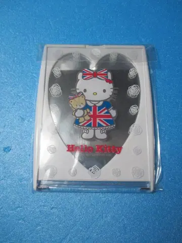 미사용 헬로키티 영국 패턴 거울 산리오