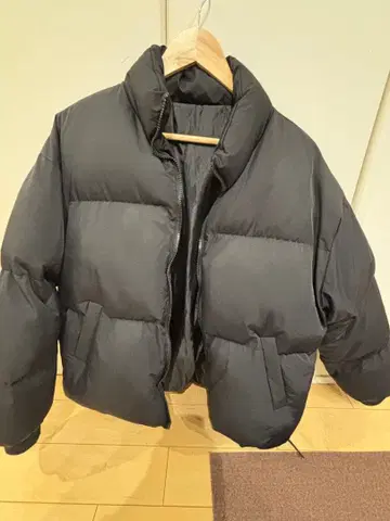 블랙 다운 자켓