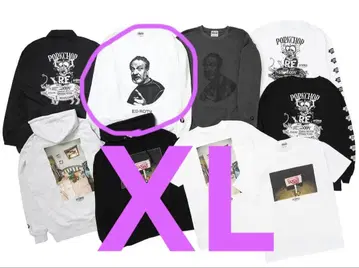 HRCS 한정판 포크찹 ed roth 초상화 맨투맨 XL