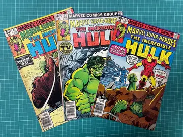 [빈티지] [레어] 헐크 아메리칸 코믹스 1979년 #81-83