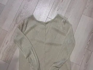 미스틱 라메 시어 롱 원피스 미사용 새상품 택 포함