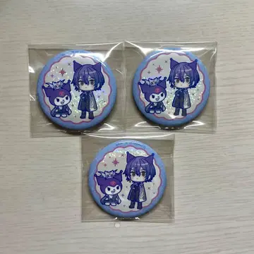 니지산지 코야나기 로우 산리오 콜라보 캔뱃지 3개