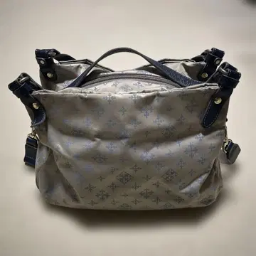 러셋 그레이 나일론 숄더백