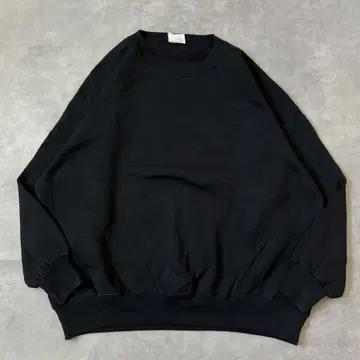 Lee 리 맨투맨 구제 의류 무지 90s USA제 2XL 블랙 17255