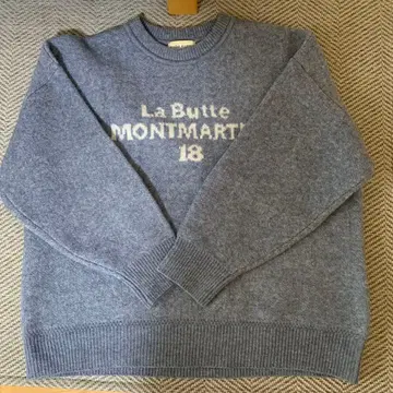 La Butte MONTPARNASSE 18 스웨터 F 사이즈 그레이