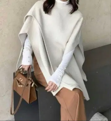 [ birthday bush ] 완판템 판초 케이프 코트 울 코트