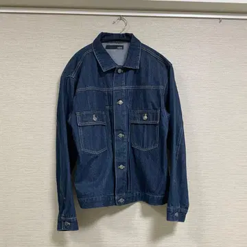 MDR 턱 디자인 데님 자켓 네이비 M