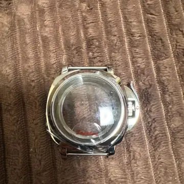 자동 와인딩 시계 케이스 스테인리스 스틸 클리어 백 40mm