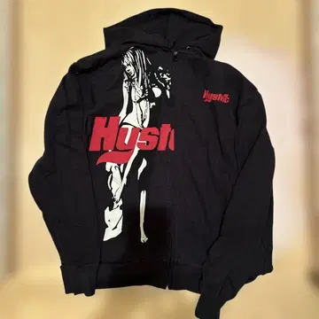 새상품 Hystetic 블랙 후드티와 팬츠 세트