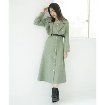 레이디 아젤 자켓 원피스 셋업