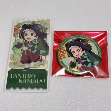 귀멸의 칼날 카마도 탄지로 아크릴 티켓&캔뱃지