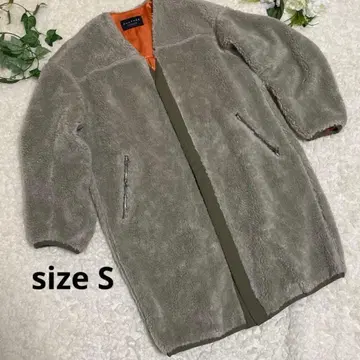 [ 맥피 ] 보아 코트 사이즈 S 빅사이즈 아쉬 투모로우