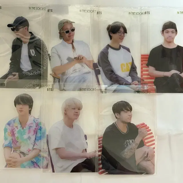 BTS 방탄 인더숲 투명포카