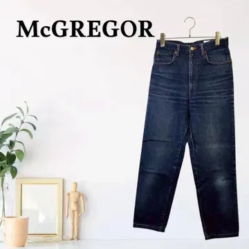 zG431 [L] 맥그리거 데님 팬츠 하이라이즈 스트레이트 레그