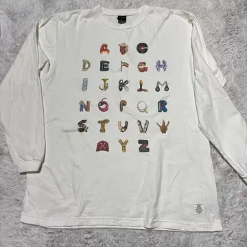 APPLEBUM 알파벳 프린트 T셔츠