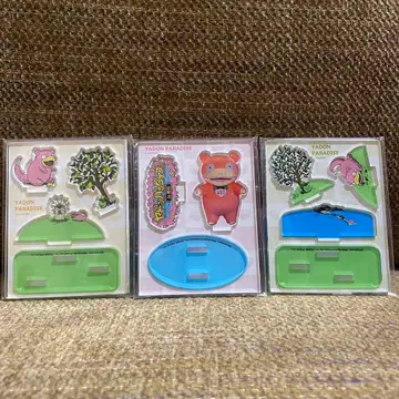 [컴플리트] 야돈 아크릴 스탠드 카가와 한정 야돈 파라다이스 3종 세트