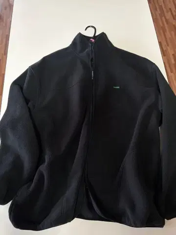 applebum 블랙 플리스 자켓