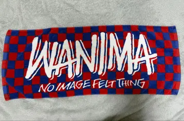 WANIMA 체크 무늬 타월