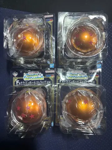 [ 미개봉 새상품 ] 제일복권 드래곤볼 스냅 컬렉션2 F상 4세트