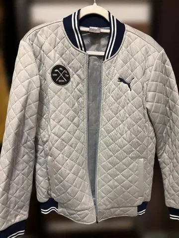 PUMA 퀼팅 자켓 그레이 ( 골프 자켓 )