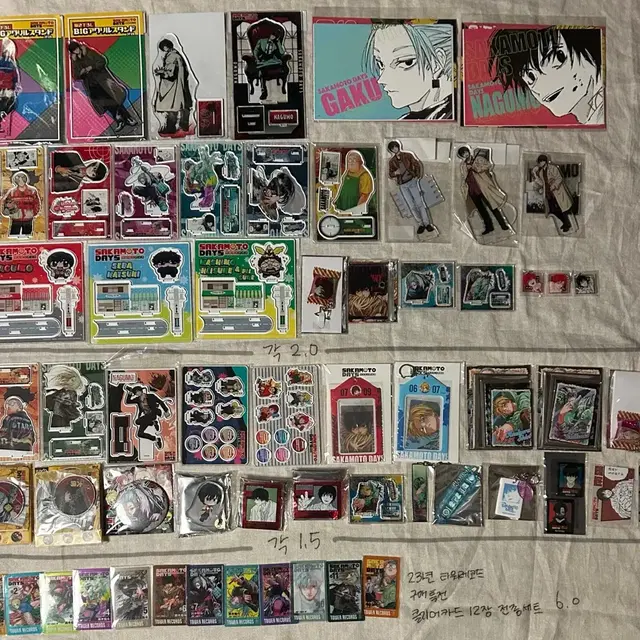 사카데이 나구모 신 나츠키 가쿠 오사라기 신 아크릴 스탠드 아크릴 뱃지