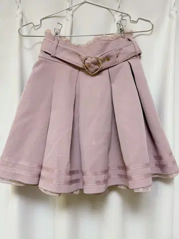 LIZLISA 하트 벨트 스커트