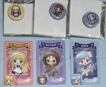 테일즈위버 TW 캔뱃지 카드 티치엘 맥시맨 벤야